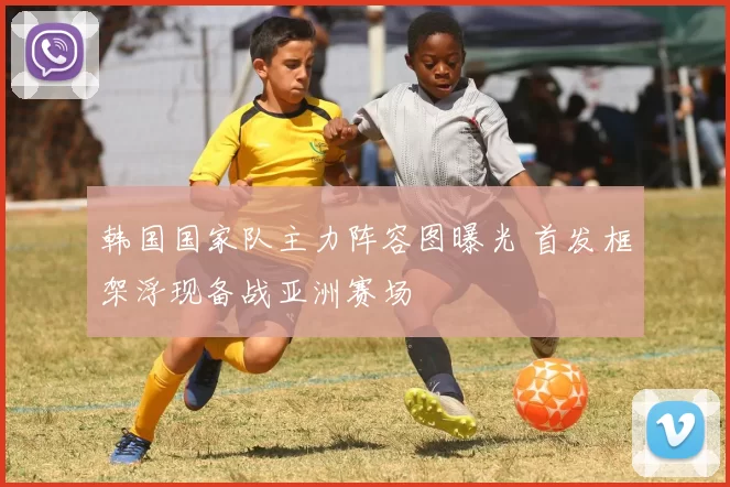 韩国国家队主力阵容图曝光 首发框架浮现备战亚洲赛场